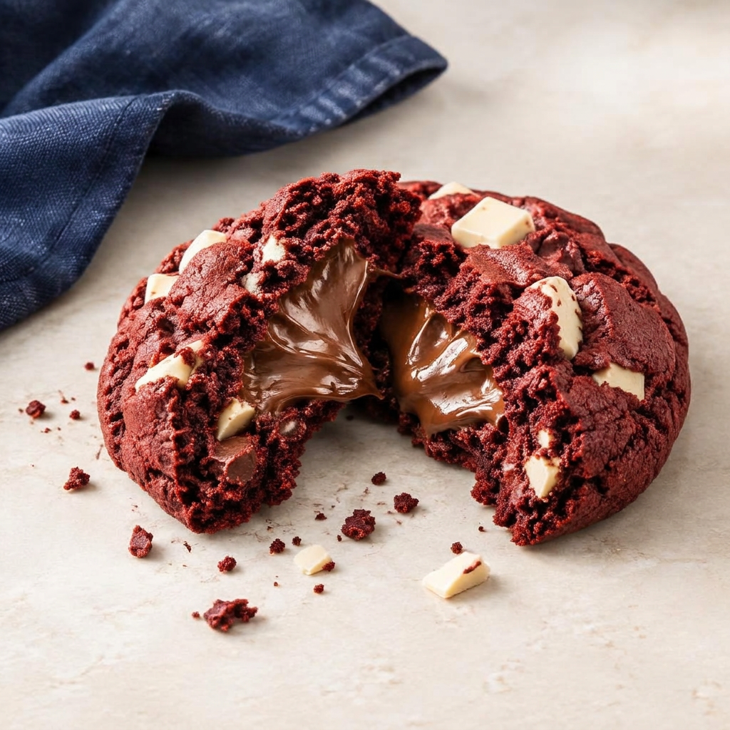 Cookie Red Velvet Nutella